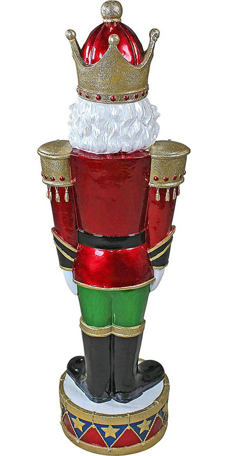 Design Toscano Illuminated Bavarian-Style Holiday Nutcracker Statue - Image 5