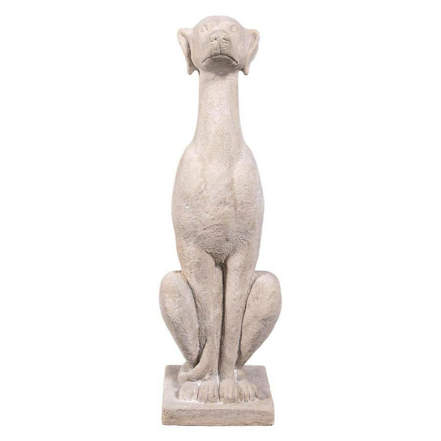 Design Toscano Italian Greyhound Art Deco Whippet Sentinel Dog Statue - Image 3