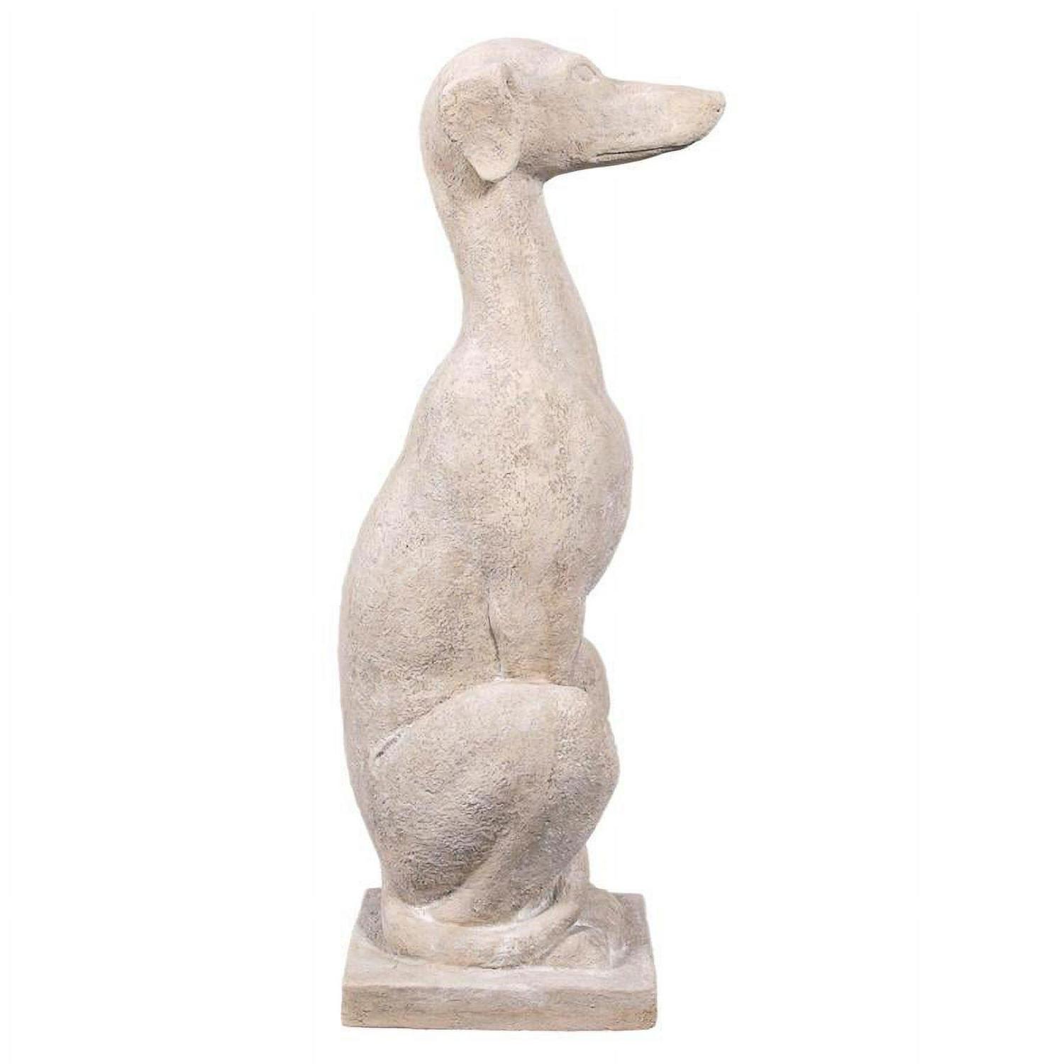 Design Toscano Italian Greyhound Art Deco Whippet Sentinel Dog Statue - Image 4