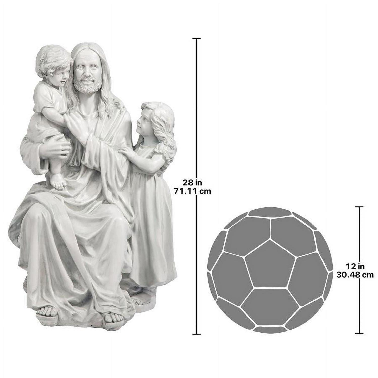 Design Toscano Jesus Loves the Little Children Garden Sculpture - Image 7