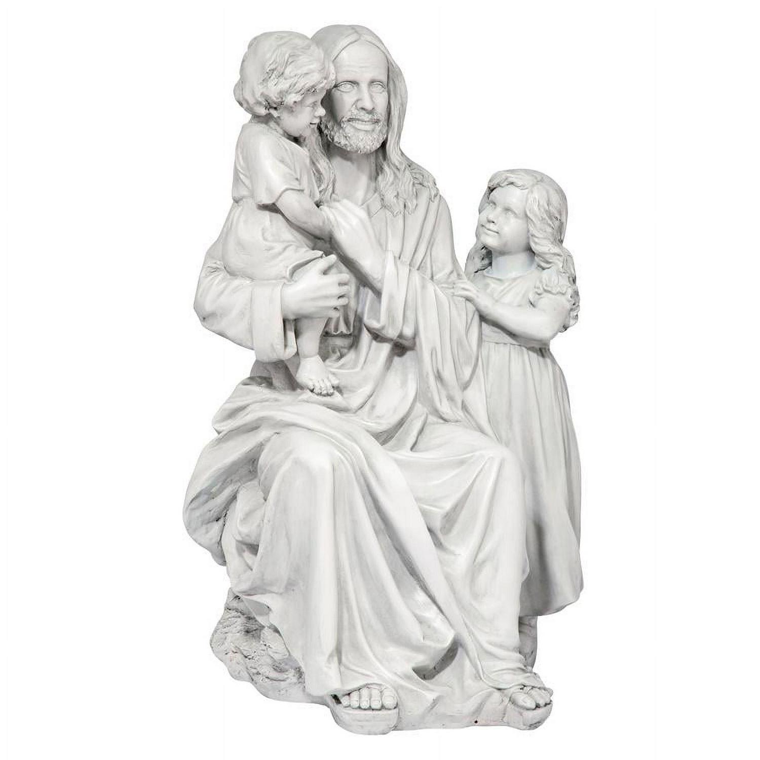 Design Toscano Jesus Loves the Little Children Garden Sculpture - Image 3