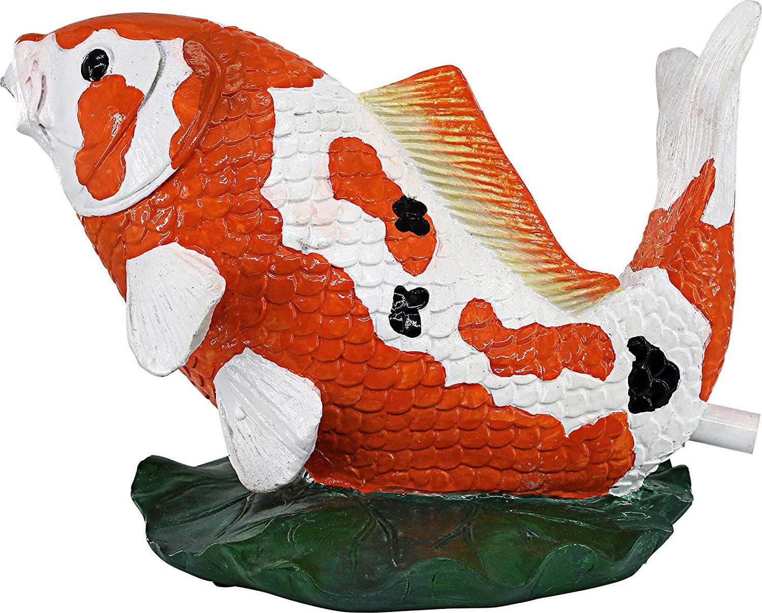 Design Toscano Kohaku Asian Koi Piped Spitter Statue - Image 2