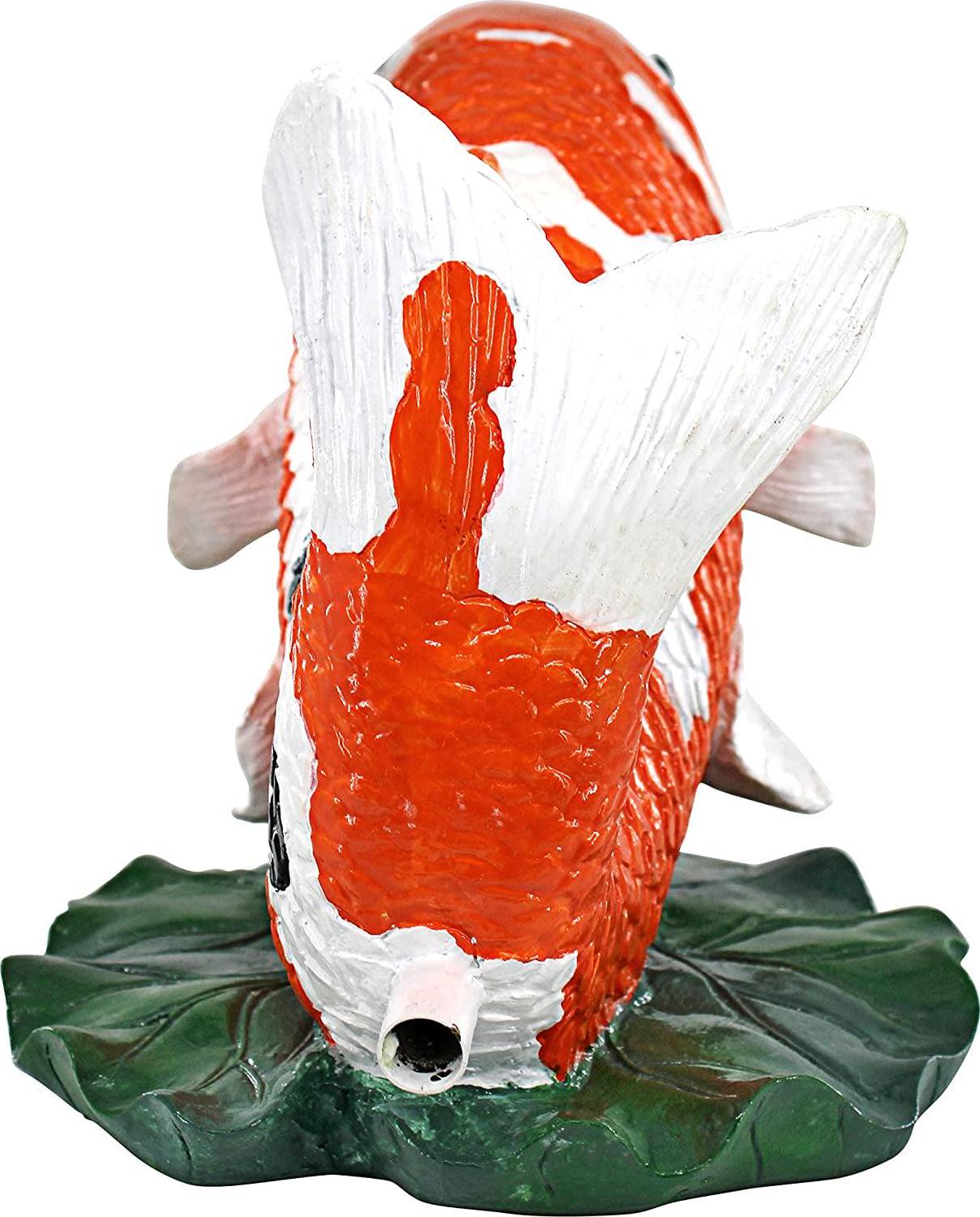 Design Toscano Kohaku Asian Koi Piped Spitter Statue - Image 3