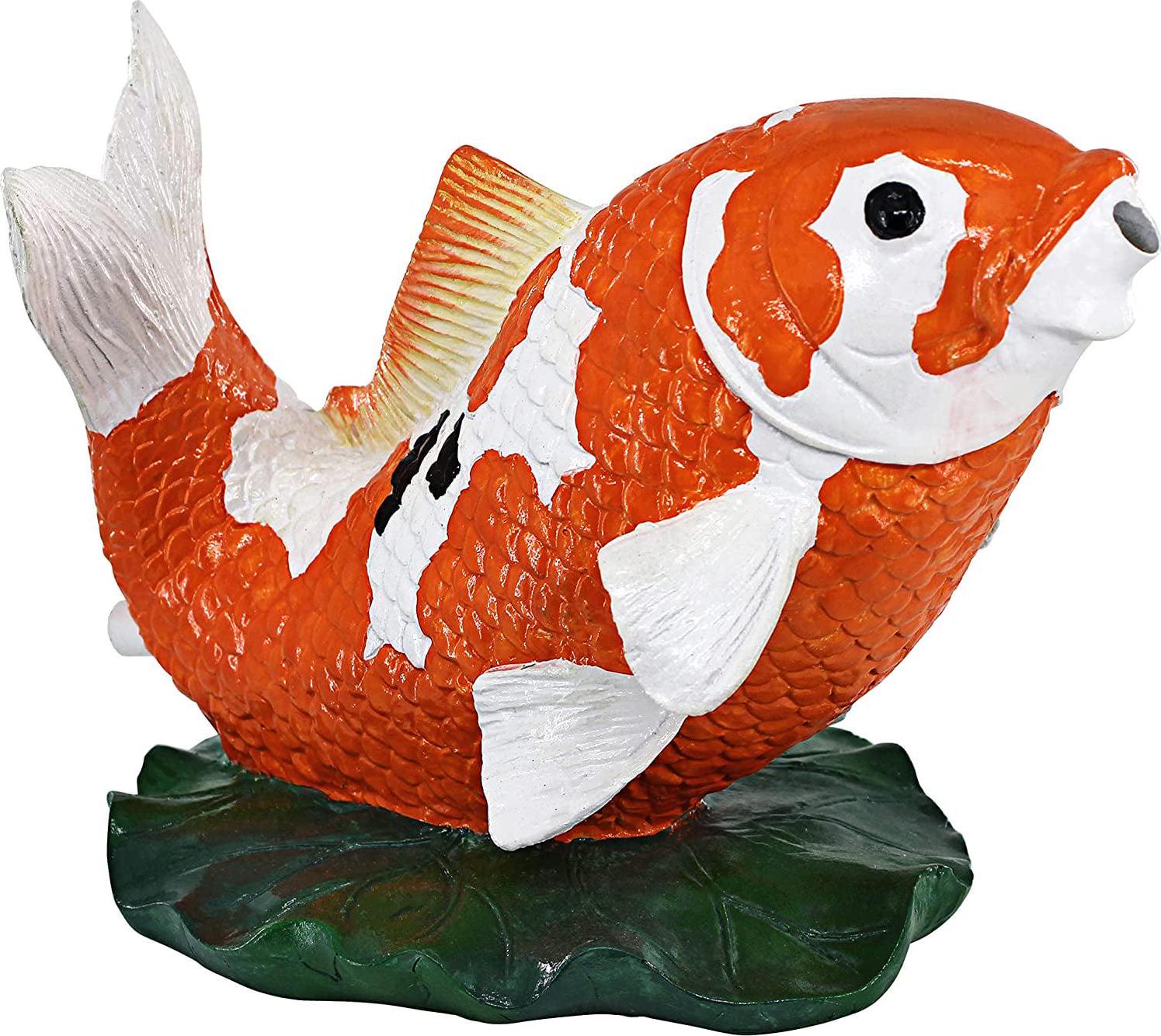 Design Toscano Kohaku Asian Koi Piped Spitter Statue - Image 7