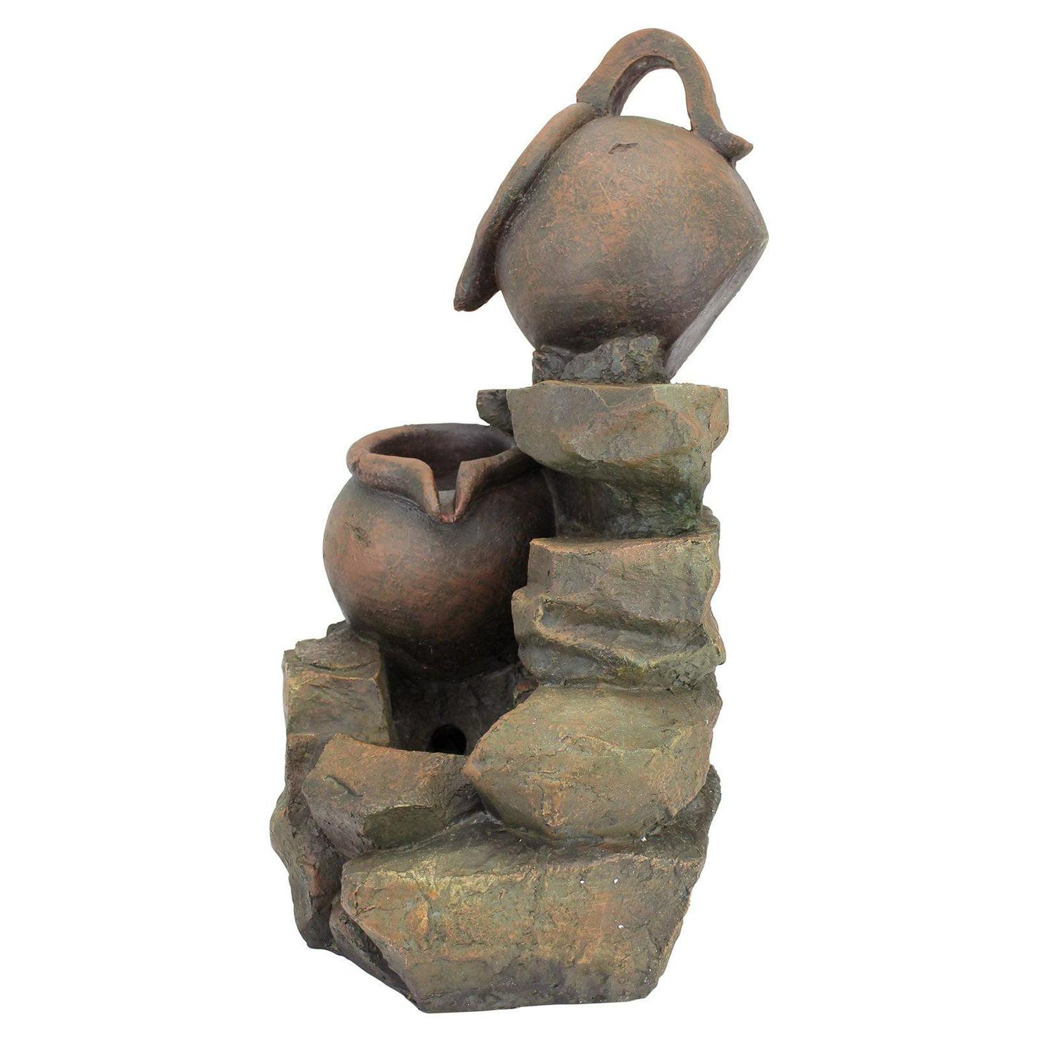 Design Toscano LaTaverna Cascading Urns Illuminated Garden Fountain - Image 3