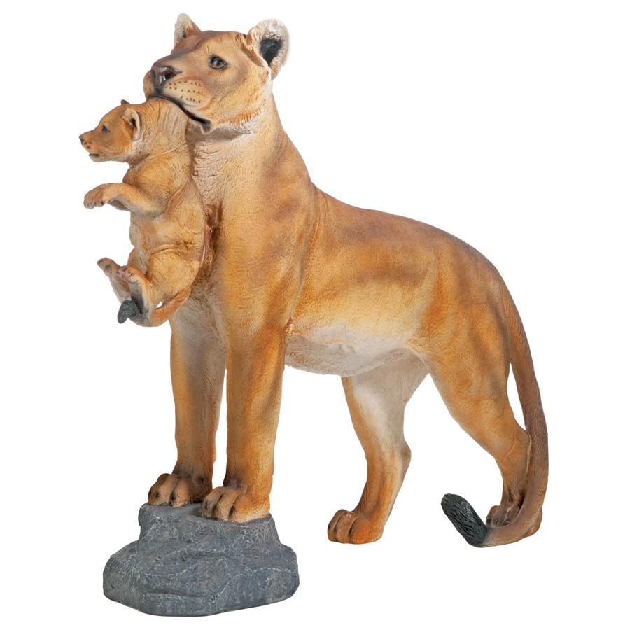 Design Toscano Lioness with Cub Statue - Image 3