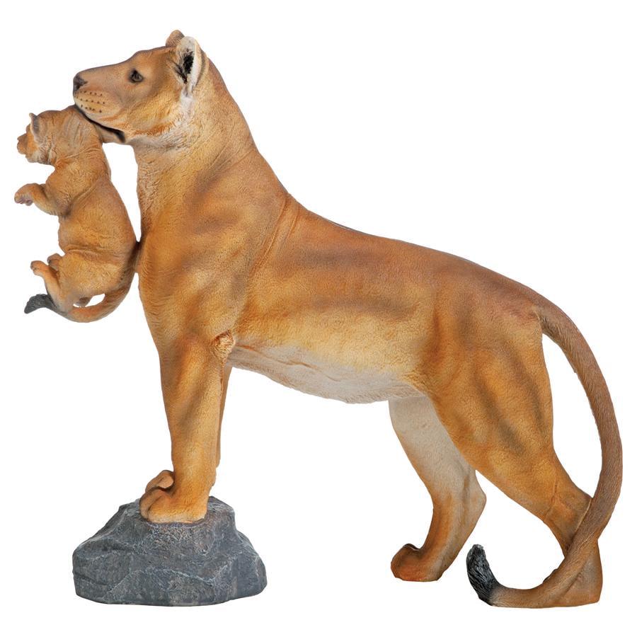 Design Toscano Lioness with Cub Statue - Image 8