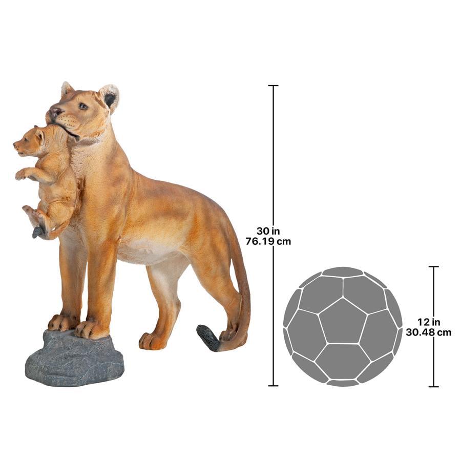 Design Toscano Lioness with Cub Statue - Image 7