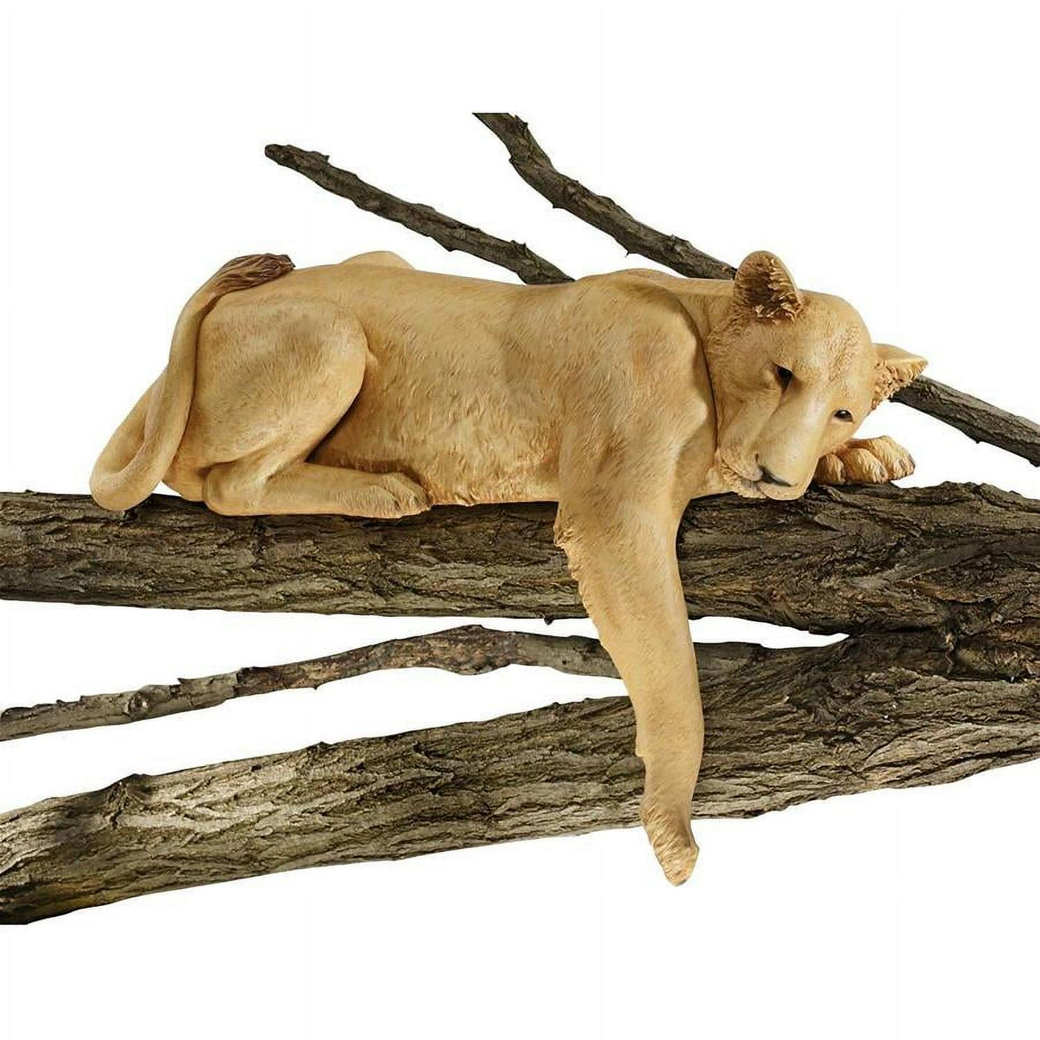 Design Toscano Lioness of Namibia Garden Wall Animal Statue, 29 Inch, Polyresin, Full Color