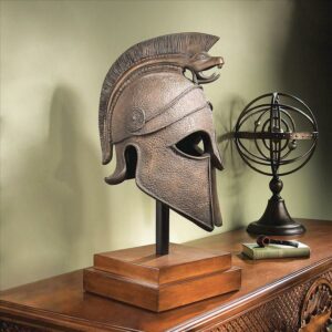 Design Toscano Macedonian Battle Helmet Museum Sculpture