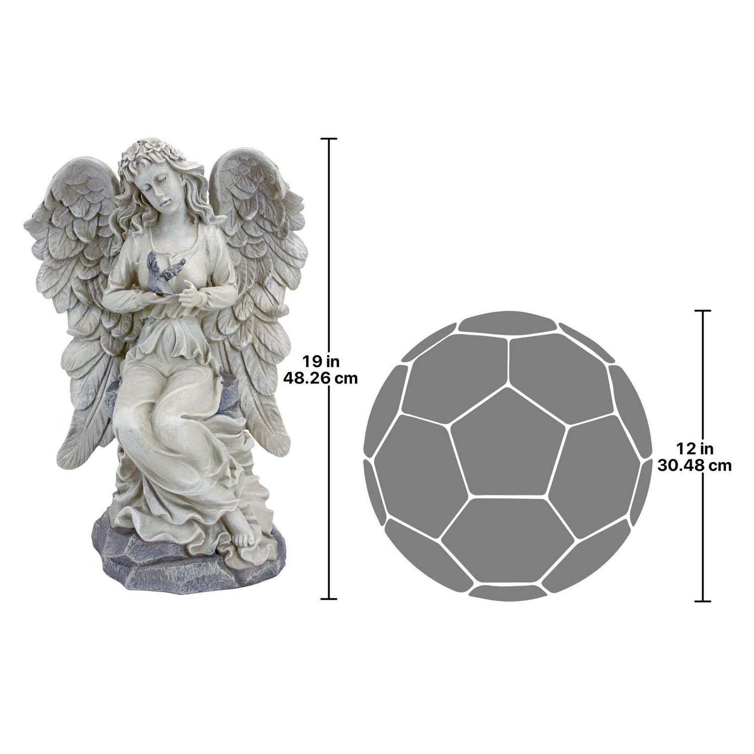 Design Toscano Nature's Blessing Angel Garden Statue - Image 8