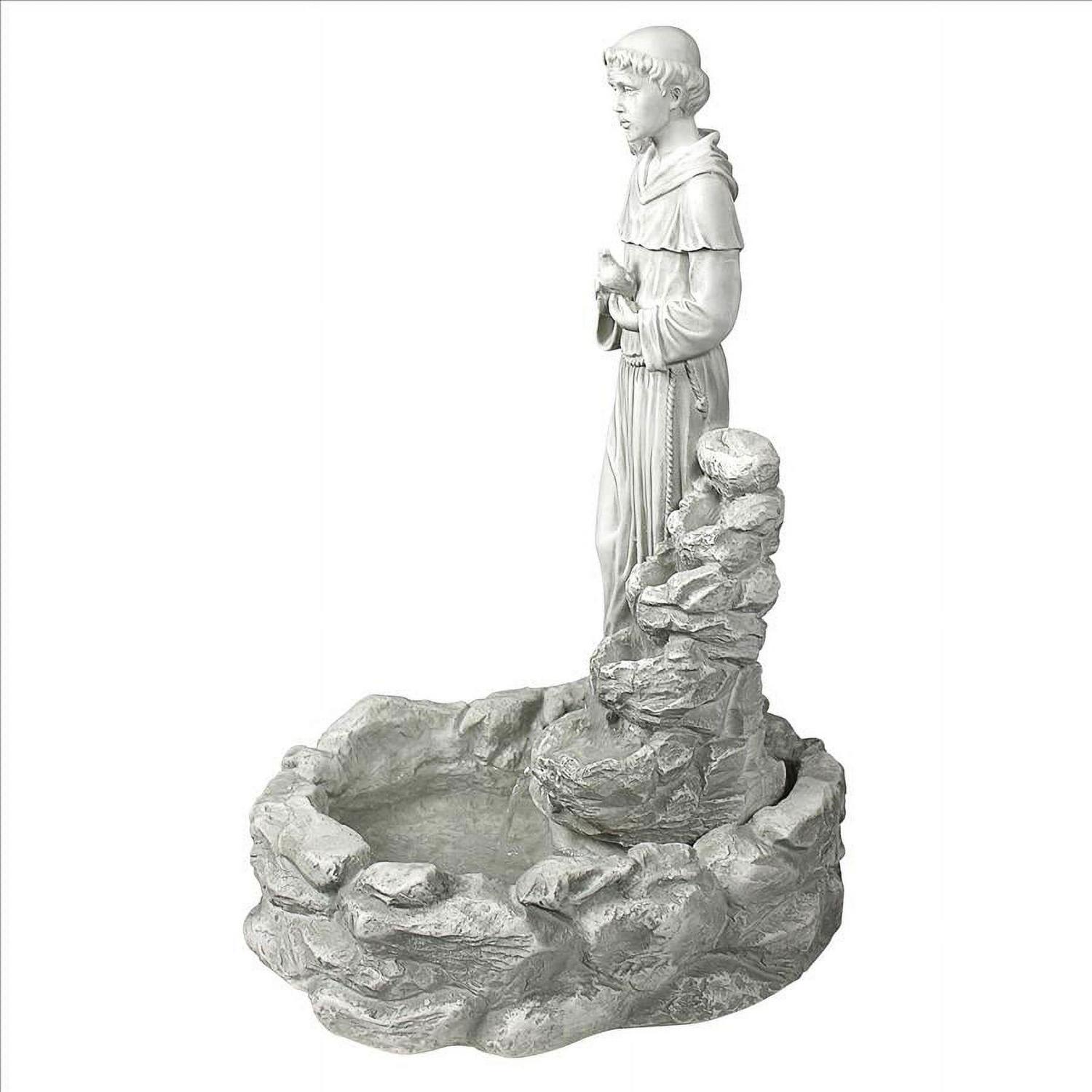 Design Toscano Nature's Blessed Prayer St. Francis Sculptural Fountain - Image 4