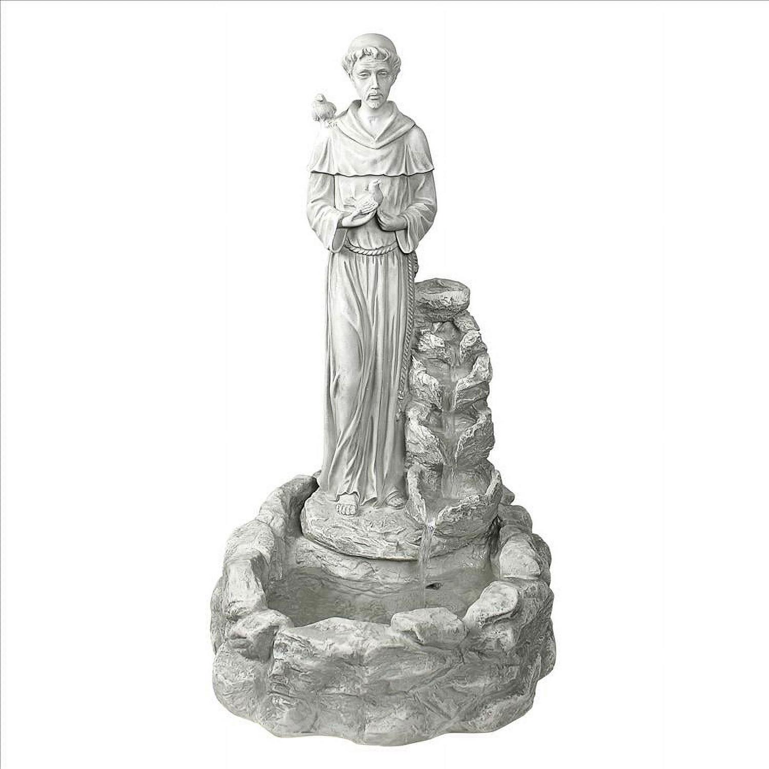 Design Toscano Nature's Blessed Prayer St. Francis Sculptural Fountain - Image 3