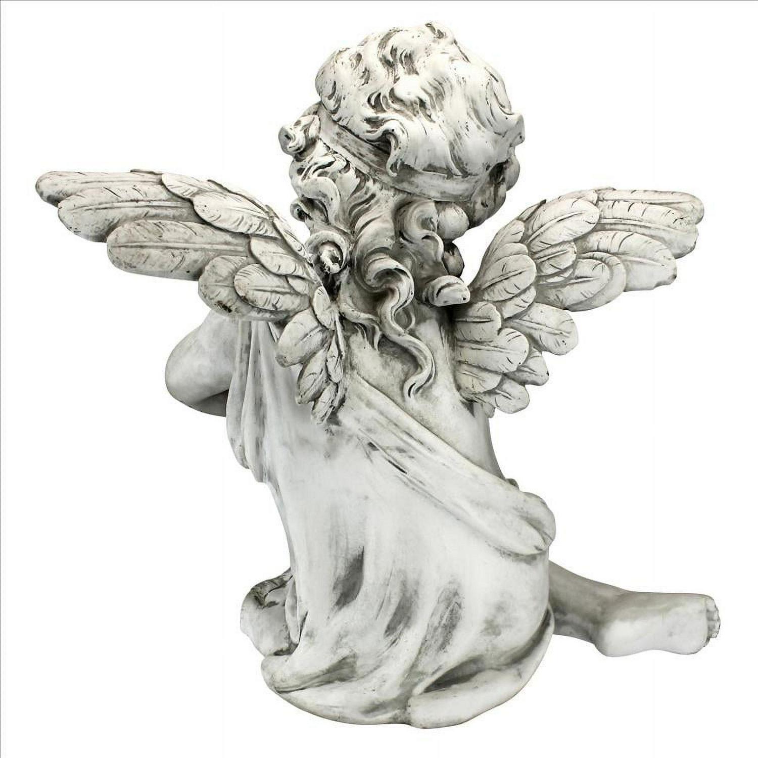 Design Toscano Peaceful Presence Angel Sitter Garden Statue - Image 5