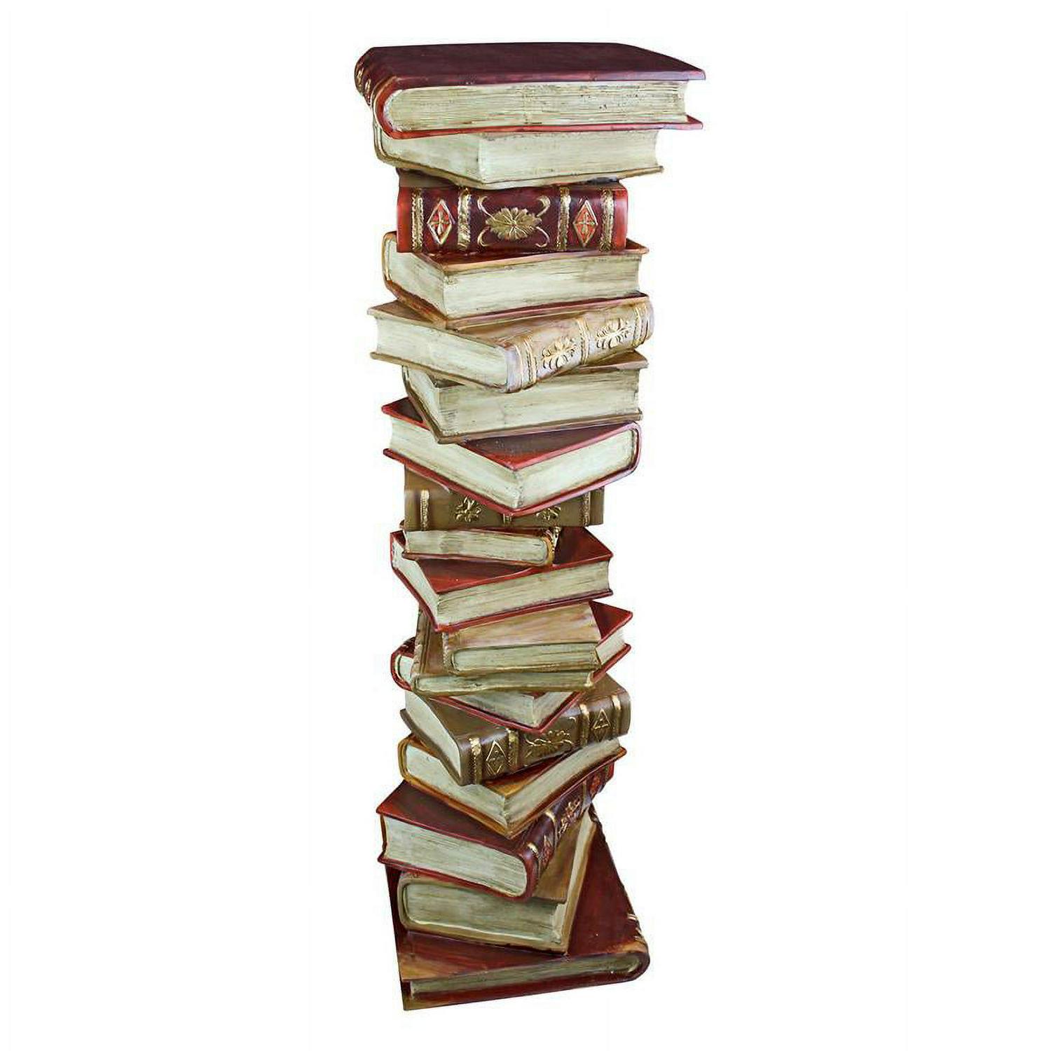 Design Toscano Power of Books Sculptural Pedestal Column - Image 3