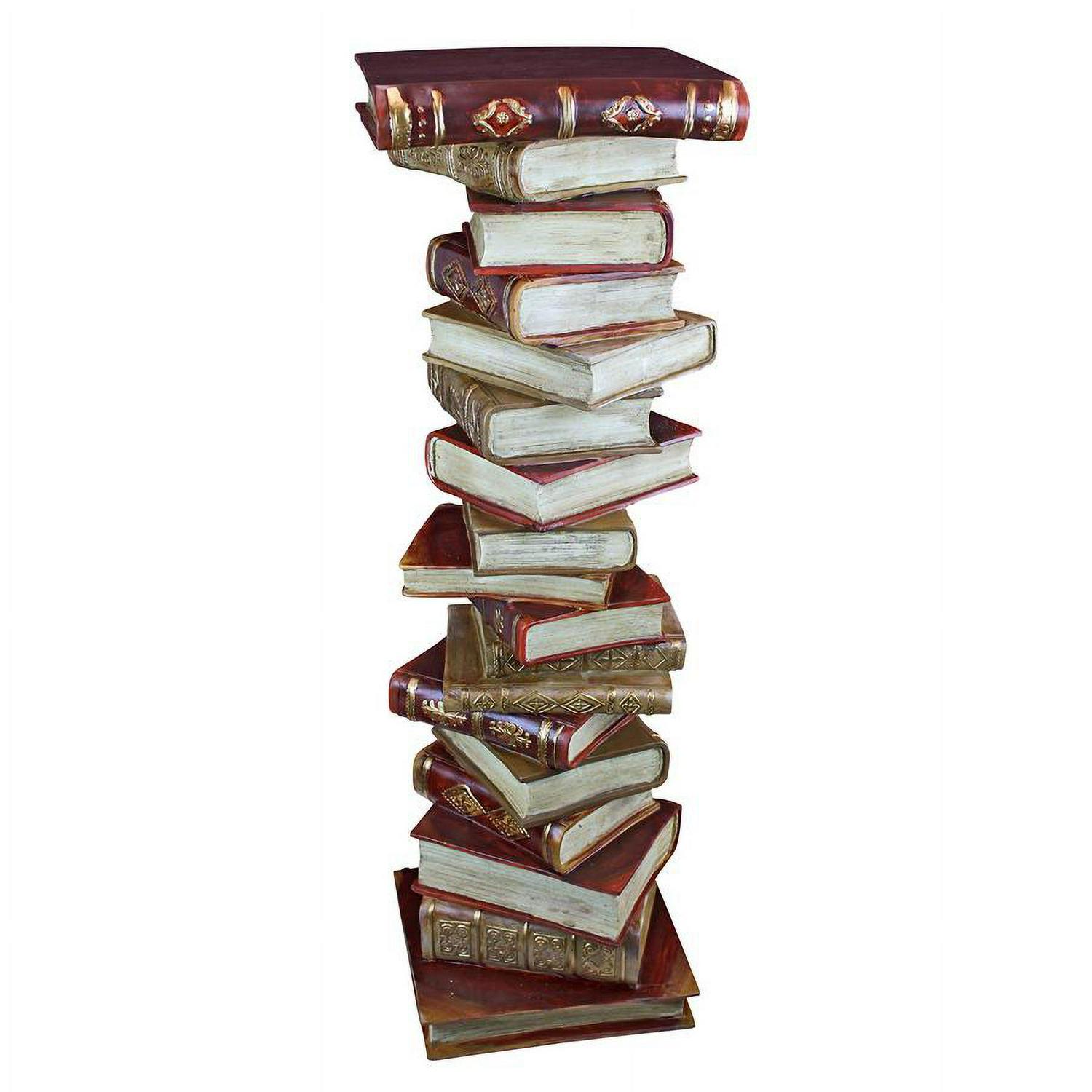 Design Toscano Power of Books Sculptural Pedestal Column - Image 4