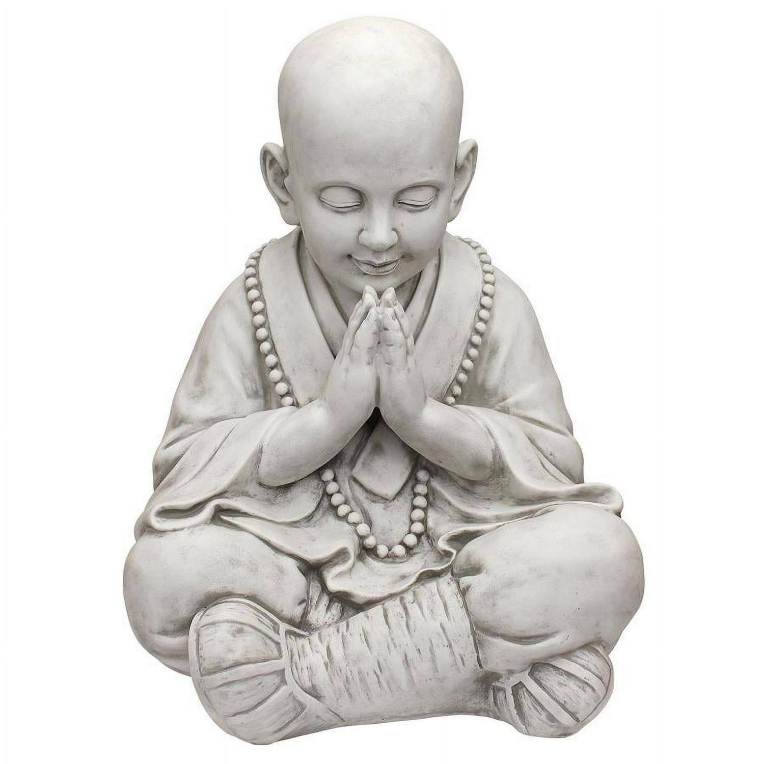 Design Toscano Praying Baby Buddha Asian Garden Statue - Image 2