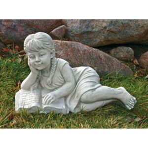 Design Toscano Reading Rebecca Garden Scholar Statues: Set of Two