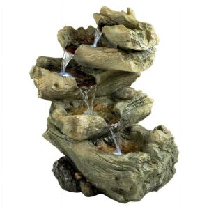 Design Toscano Roaring River Cascading Garden Fountain