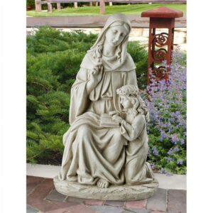 Design Toscano St. Anne with the Young Mary, Mother of Jesus Statue