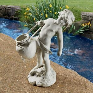 Design Toscano Young Child Urn Carrier Garden Statue
