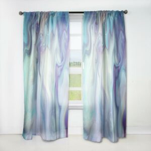 Designart 'Geode Marbled VIII' Modern & Contemporary Curtain Panel