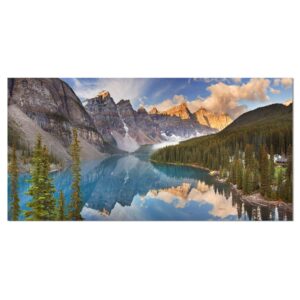 Designart 'Moraine Lake in Banff Park Canada ' Landscape Canvas Art Print