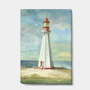 Designart 'Nautical Lighthouse III' Nautical & Beach Canvas Art