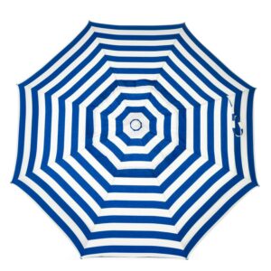 DestinationGear 6 ft. Aluminum Italian Stripe Bar Height Umbrella