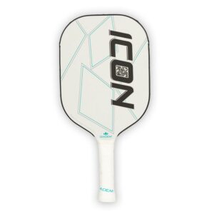 Diadem Sports Icon Pickleball Paddle,Midweight Carbon Fiber, 8 oz, White