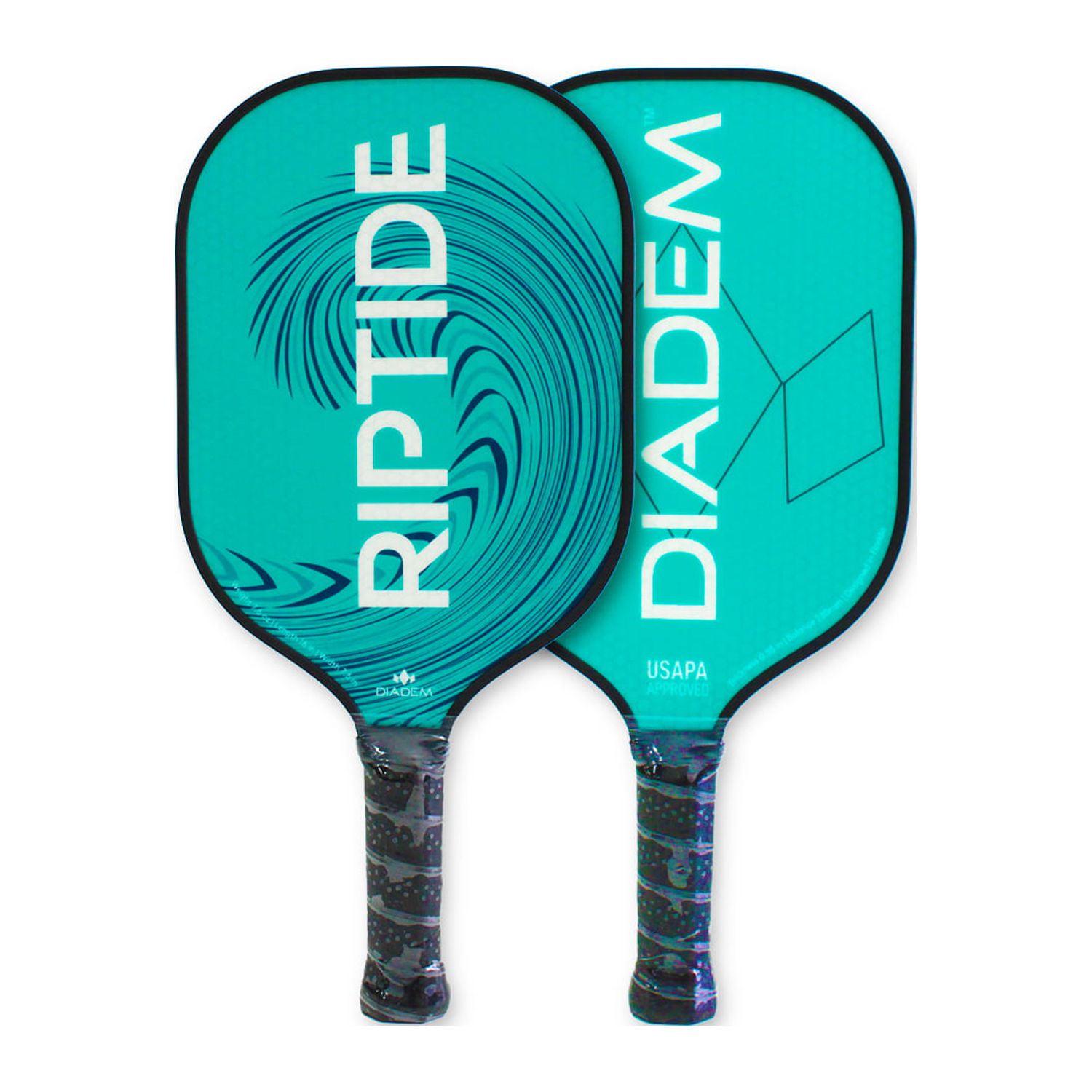 Diadem Sports Riptide HMT Fiber Pickleball Paddle in Teal for All Skill Levels,7.6oz - Image 2