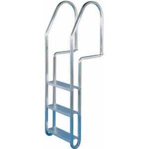 Dock Edge Aluminum Quick Release Dock Ladder, 3 Step