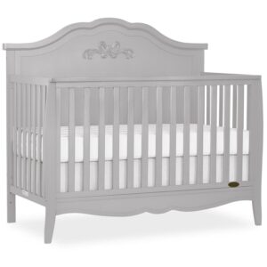 Dream On Me Jasmine 4-in-1 Convertible Crib, New Zealand Pinewood, Greenguard Gold, Platinum