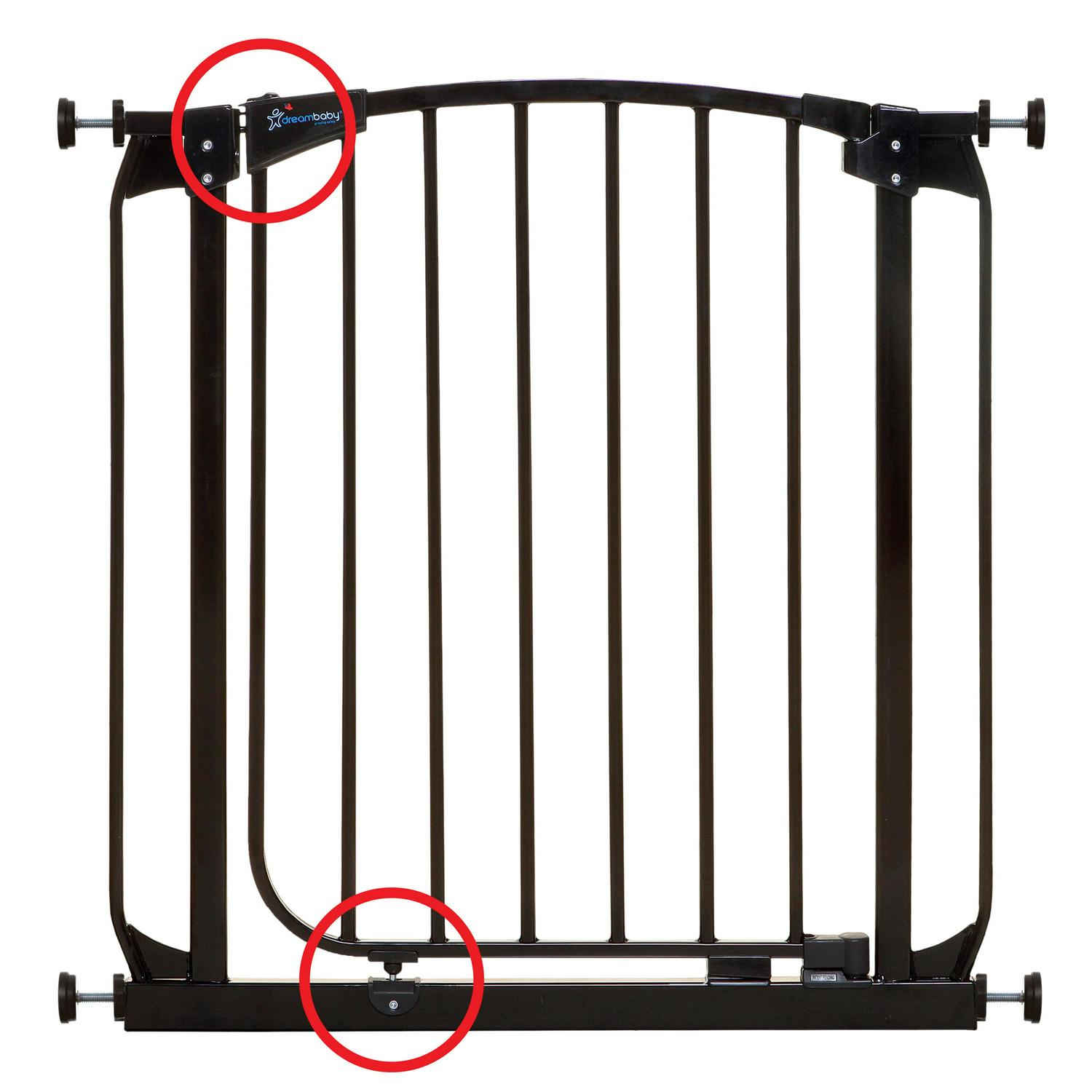 Dreambaby® Chelsea Swing Closed Security Gate 28"-32" - Black - Image 8