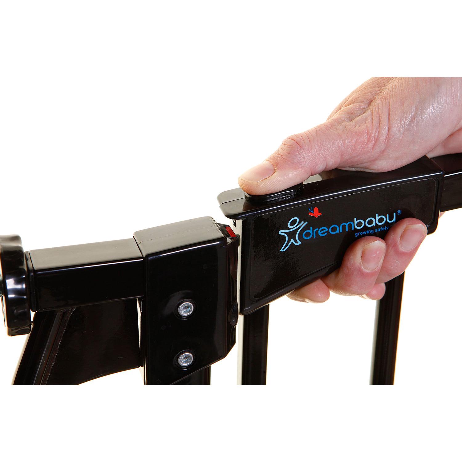 Dreambaby Black Metal Chelsea Auto Close Baby Security Gate Value Pack - Image 2