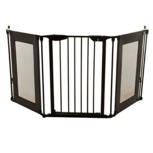 Dreambaby L2060BB Denver Adapta Baby Safety Gate Mesh Barrier, Black