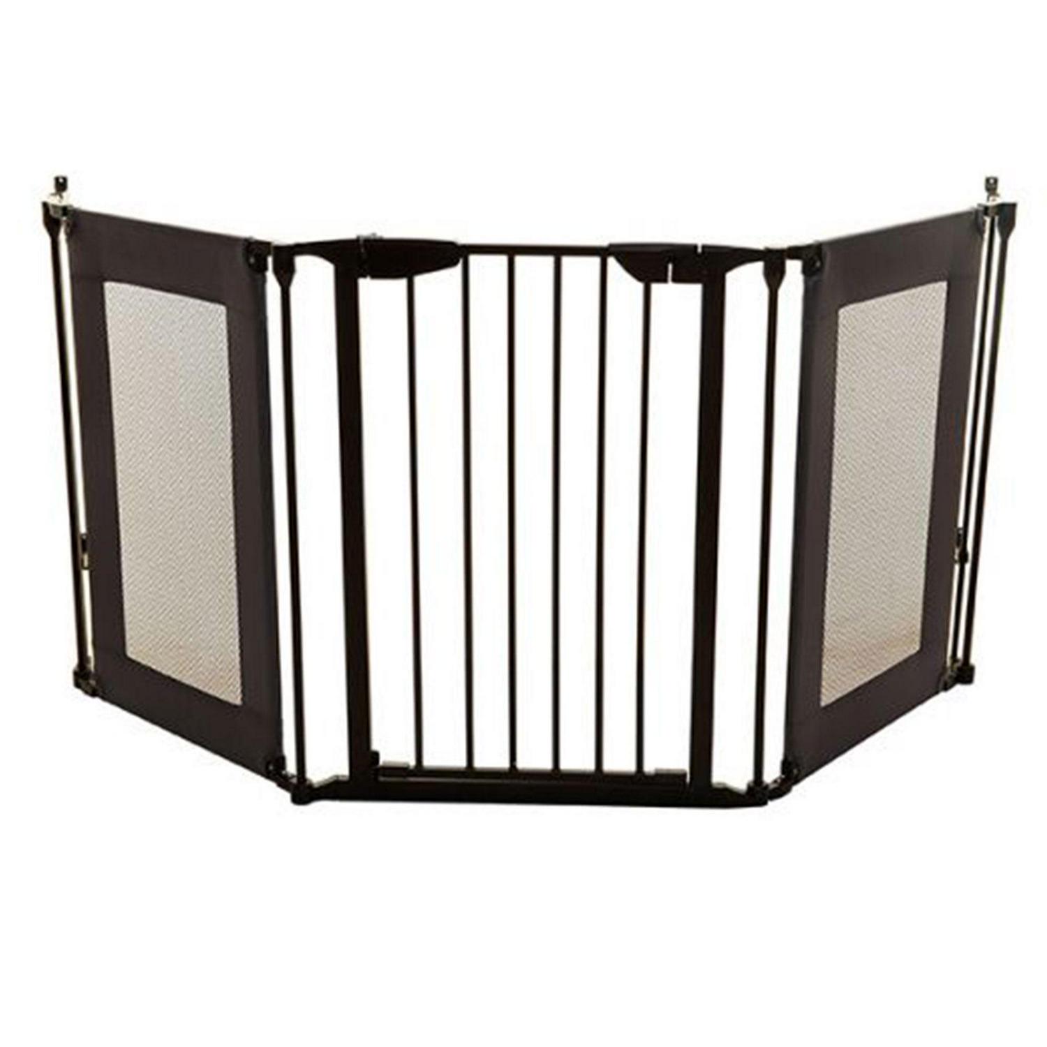 Dreambaby L2060BB Denver Adapta Baby Safety Gate Mesh Barrier, Black