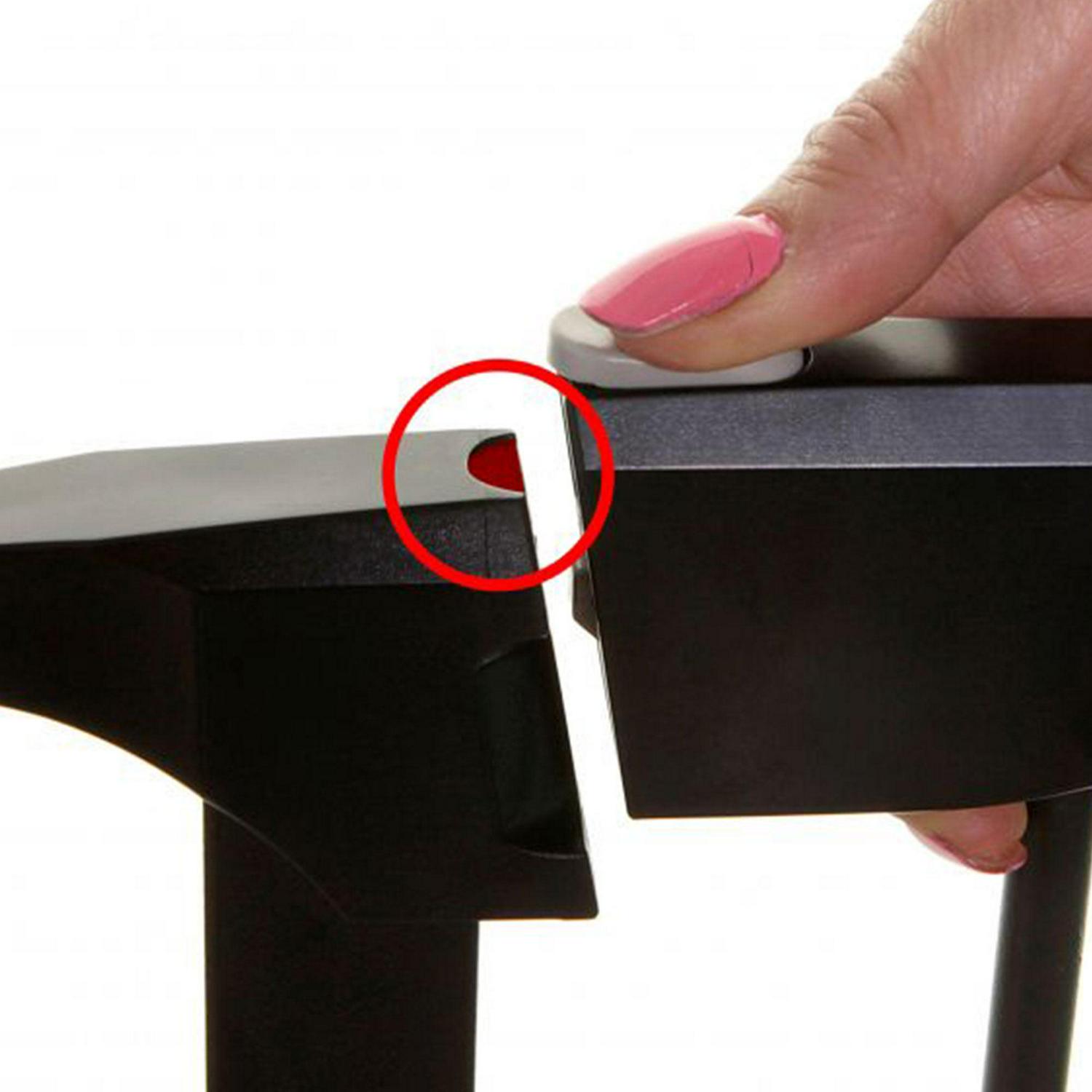 Dreambaby L2060BB Denver Adapta Baby Safety Gate Mesh Barrier, Black - Image 4