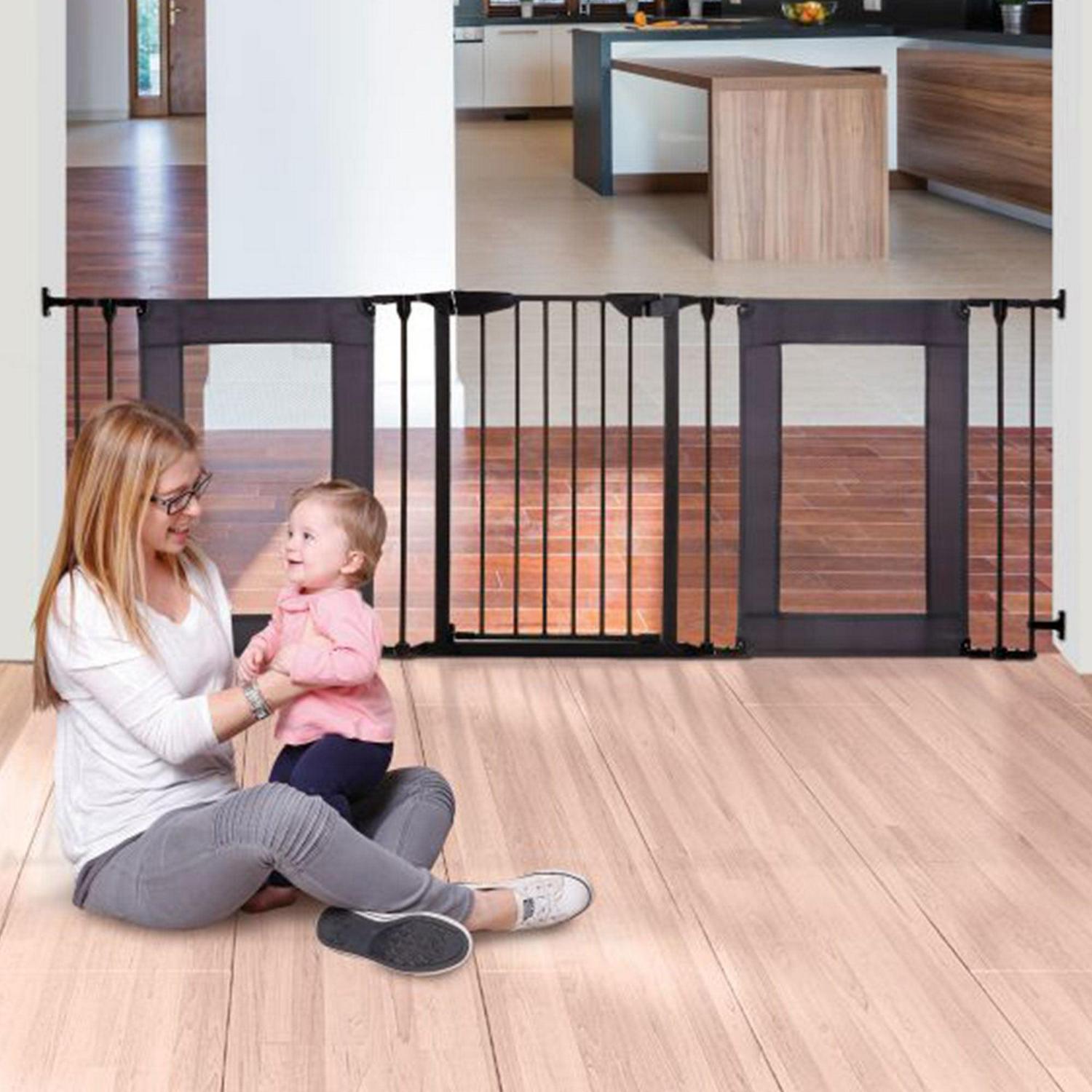 Dreambaby L2060BB Denver Adapta Baby Safety Gate Mesh Barrier, Black - Image 7