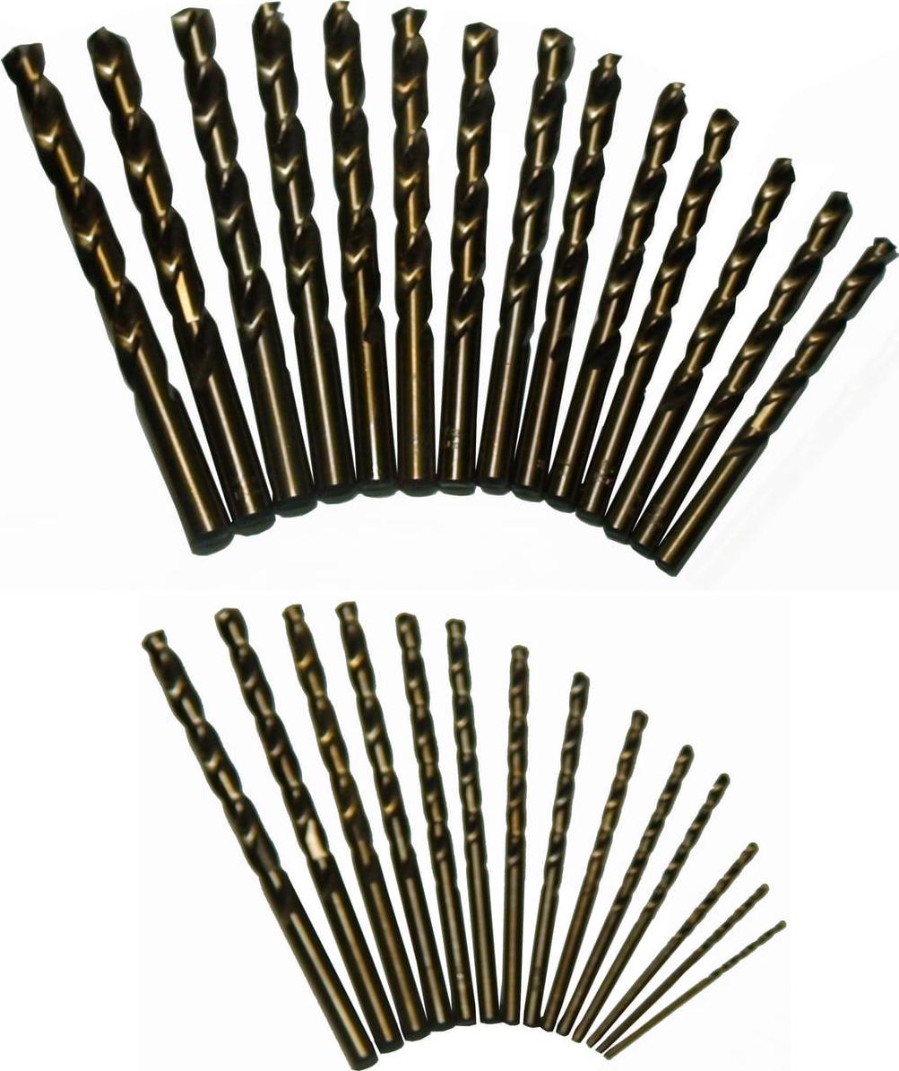 29 Piece m42 Cobalt Drill Bit Set in Round Plastic Case, Sizes 1/16" - 1/2" x 64ths - Image 2