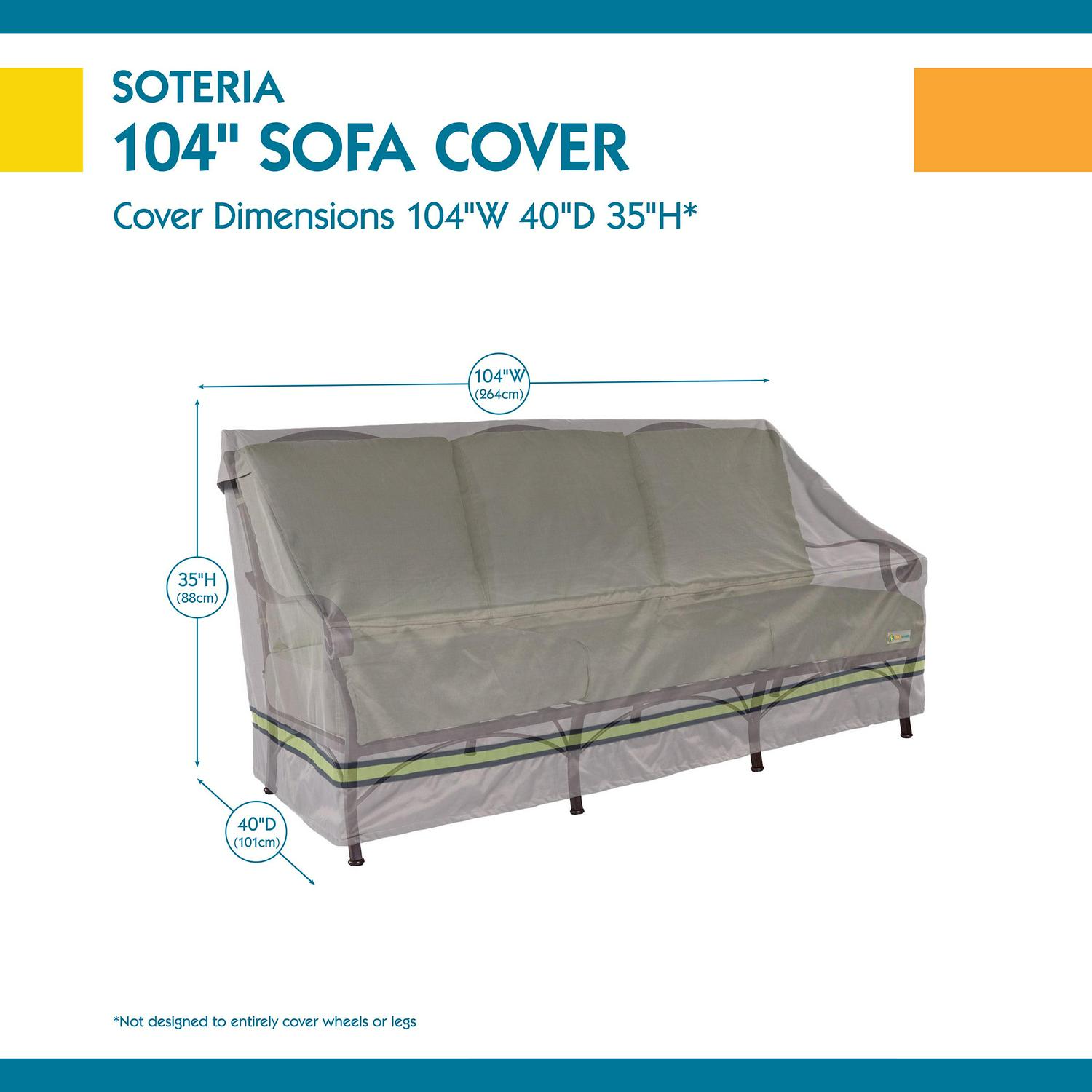 DUCKCOVERS® Soteria Waterproof Outdoor Sofa Cover - Image 9