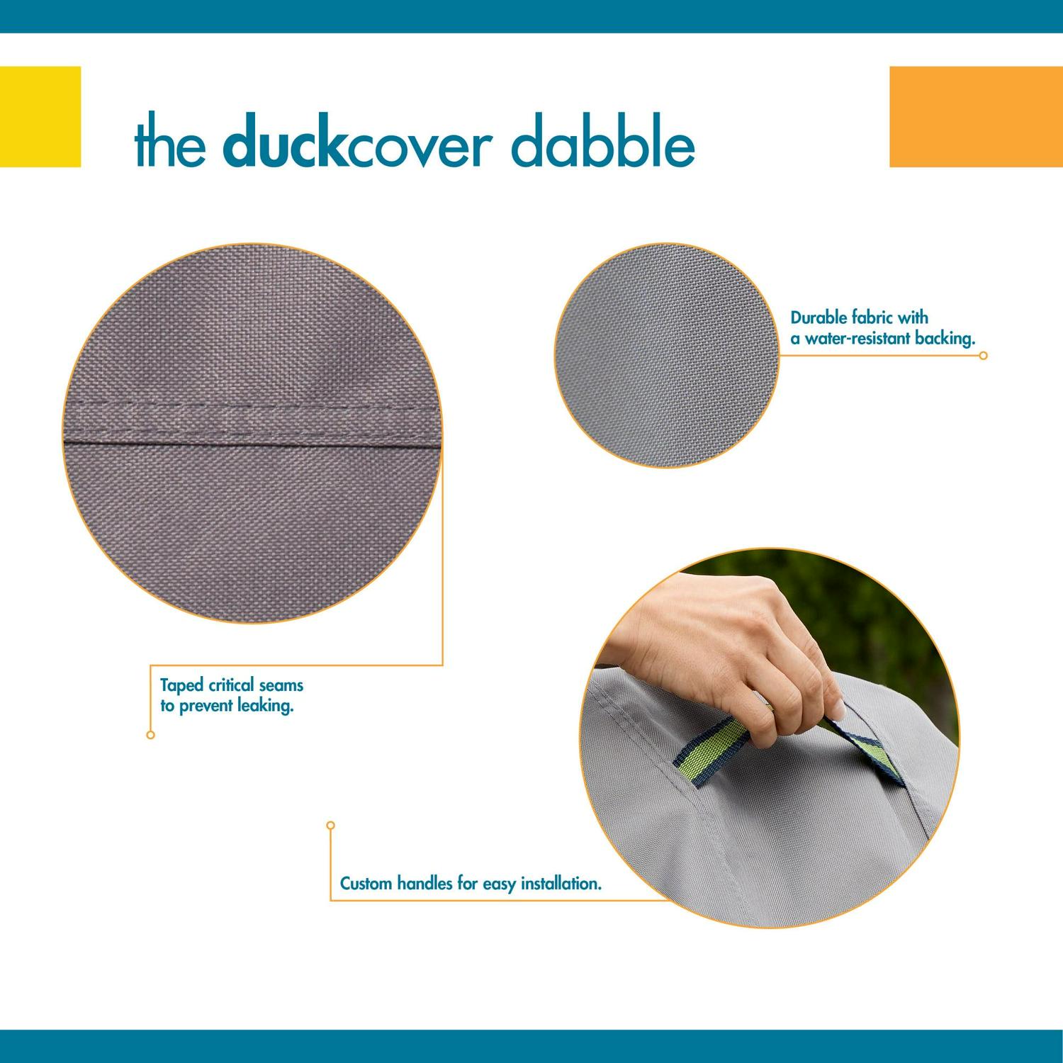 DUCKCOVERS® Soteria Waterproof Outdoor Dining Set Cover - Image 10