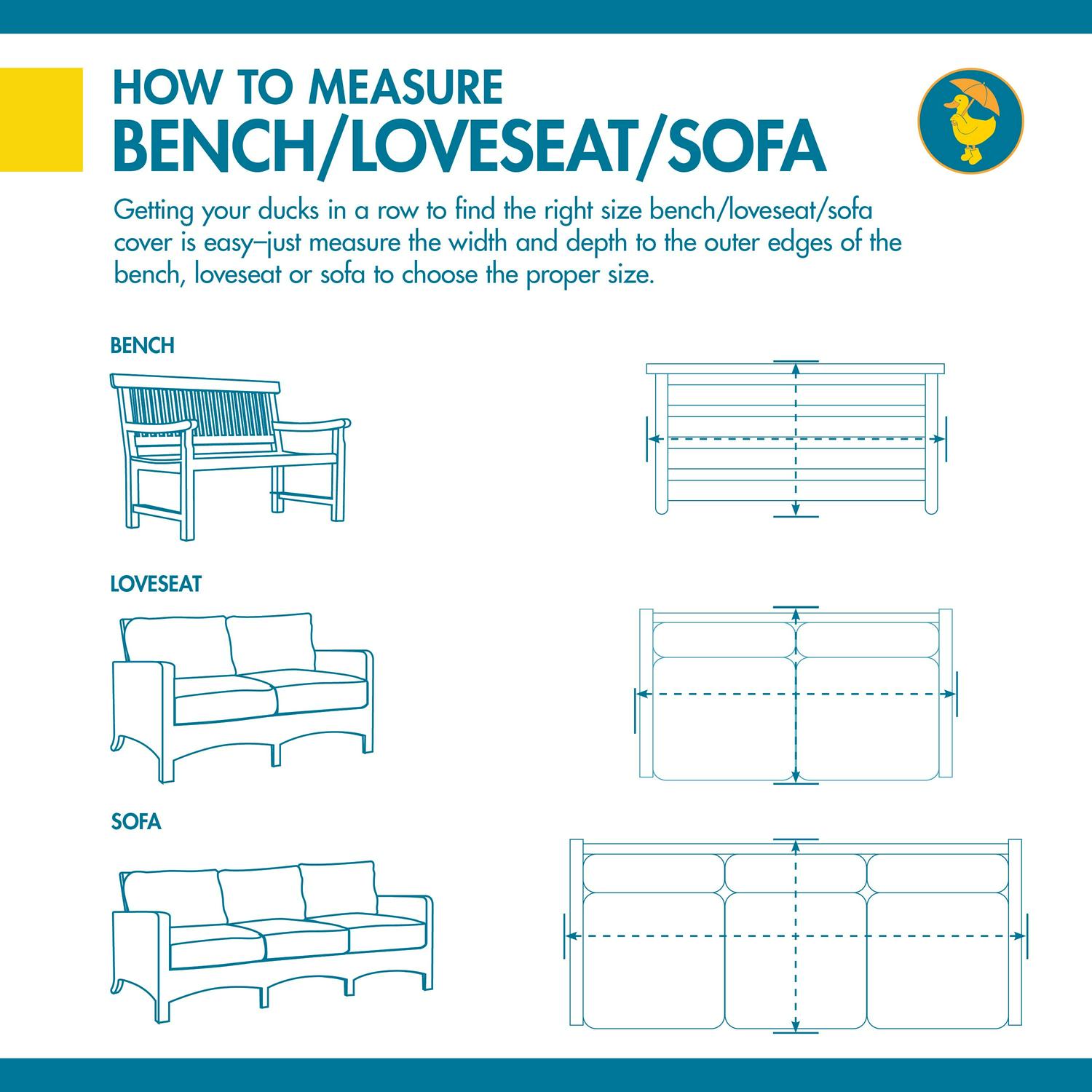 Duck Covers Ultimate Waterproof 51 Inch Patio Bench Cover - Image 5