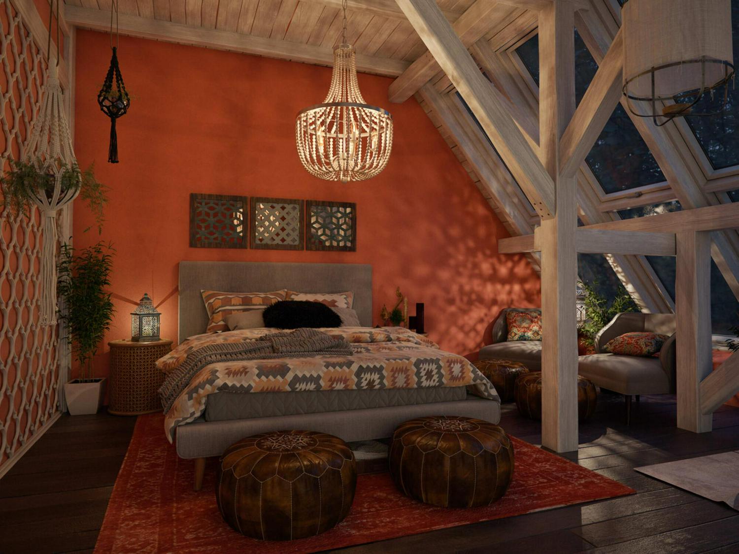 Dumas 5-Light Wood Bead Chandelier - Weathered White - Image 7