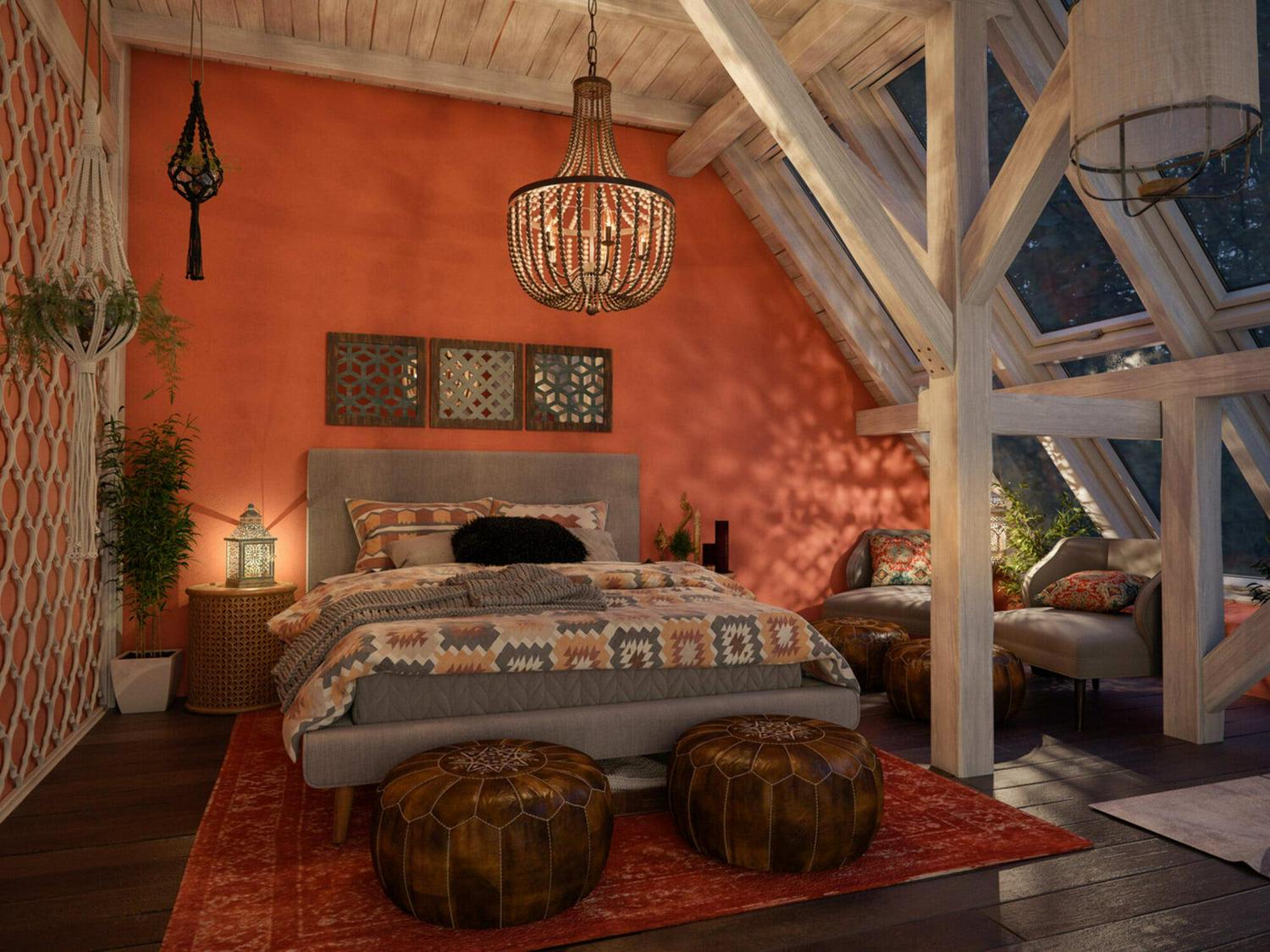 Dumas 5 Light Wood Bead Chandelier with Bronze Finish - Image 8