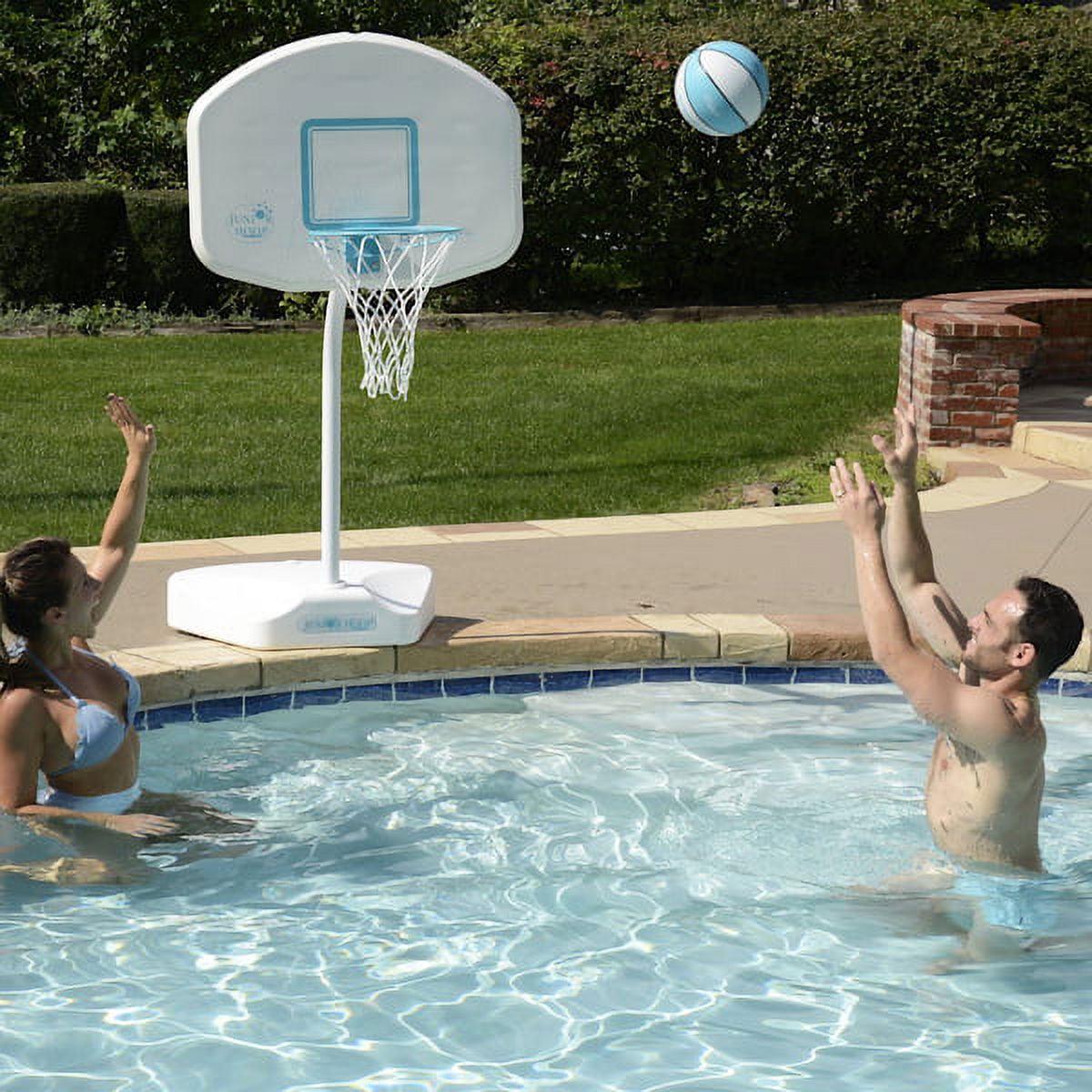 Dunn Rite Junior Hoop Portable Pool Basketball Hoop Stainless Steel Rim (B880) - Image 2