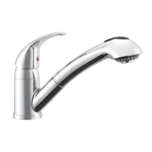 Dura Faucet Designer Pull-Out RV Kitchen Faucet - Chrome Polished