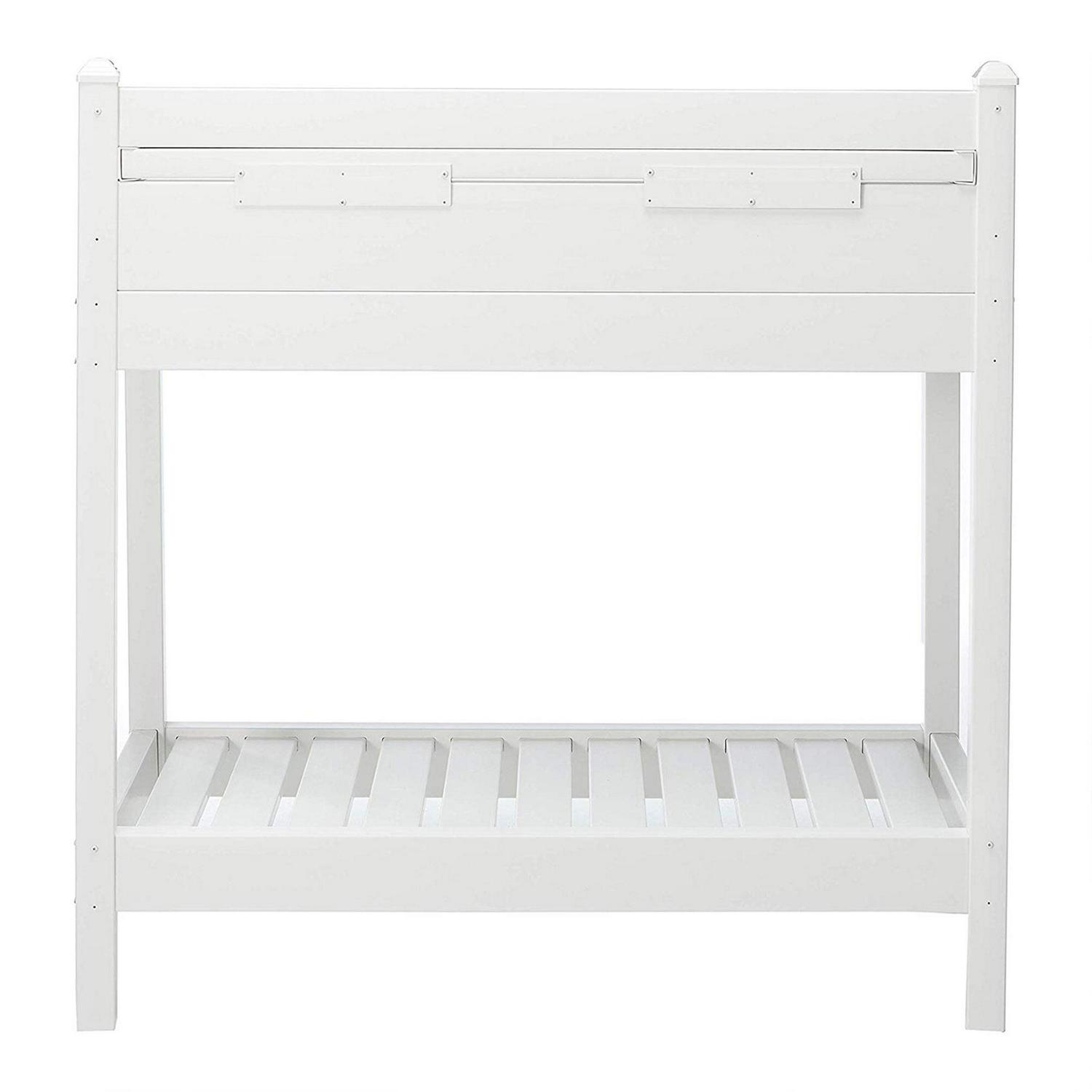 Dura-Trel Greenfield Outdoor Table, Gardening Supplies Potting Bench, White - Image 3