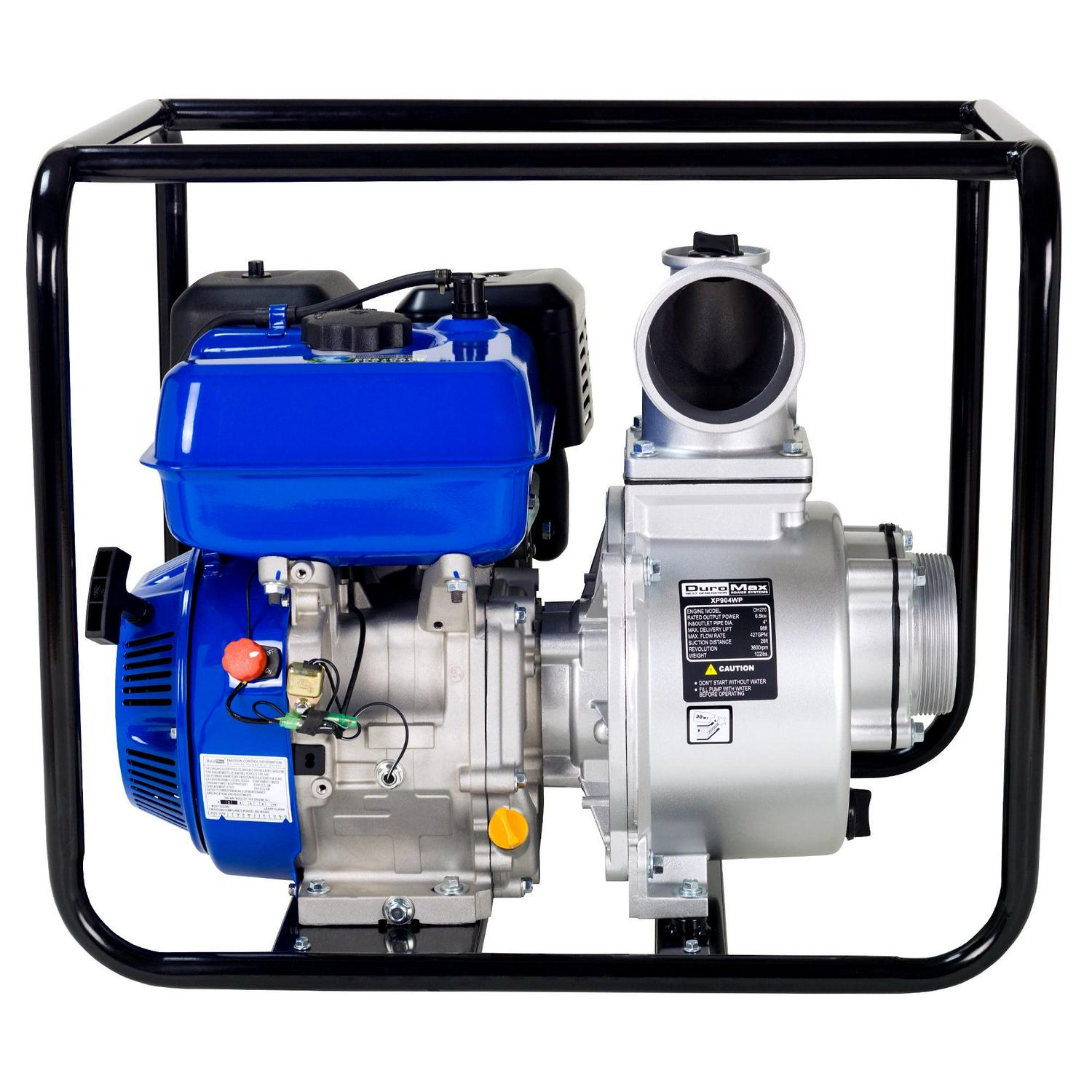 DuroMax XP904WP 427-Gpm 4" Gasoline Engine Portable Water Pump - Image 3