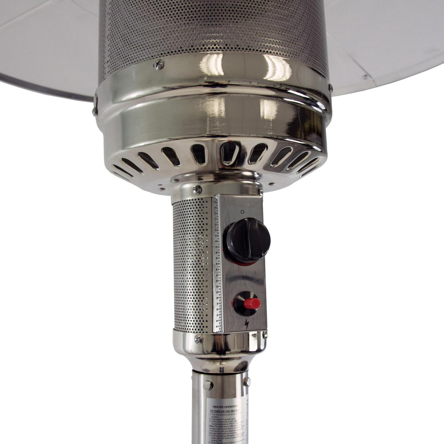Dyna-Glo 41,000 BTU Deluxe Stainless Steel Propane Patio Heater - Image 7